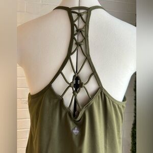Prana xl racerback dress women’s green quick dry